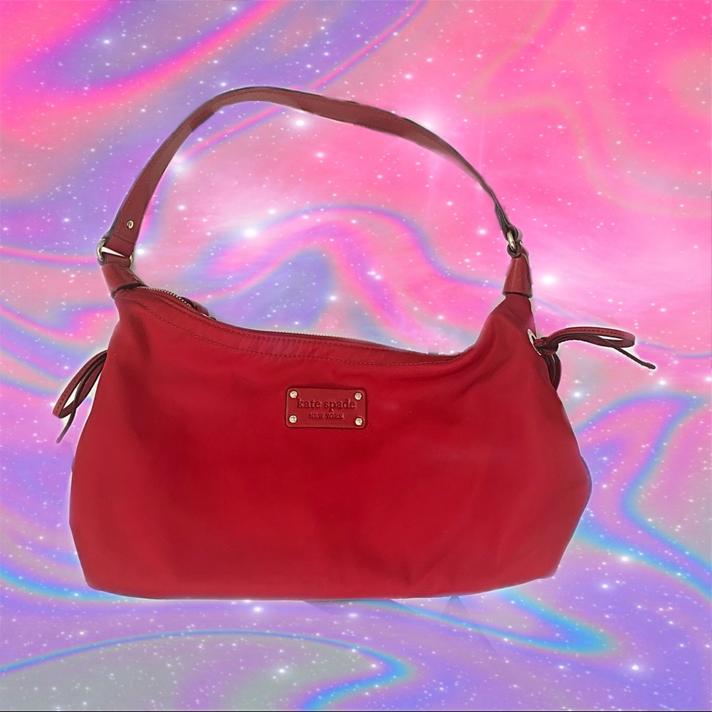 Red Nylon Kate Spade Bag
